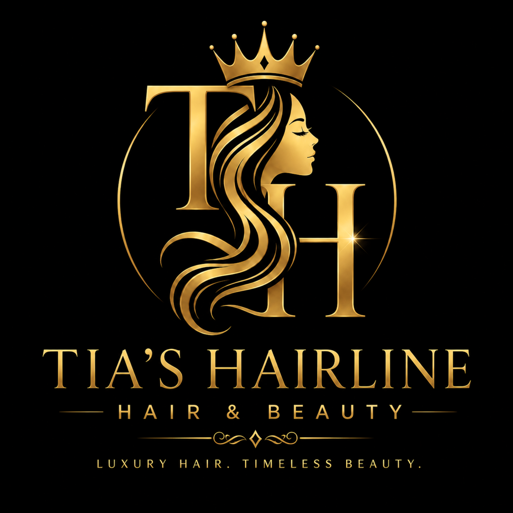 Tia's Hairline Logo